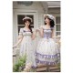 With Puji Letters and Poems-Where Irises Whisper SP JSK One Piece and Sets(Pre-Order/Full Payment Without Shipping)